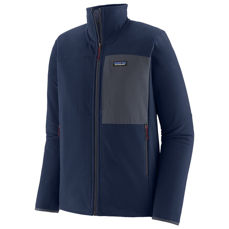 Patagonia Polaire M's R2 Techface Jkt New Navy Présentation