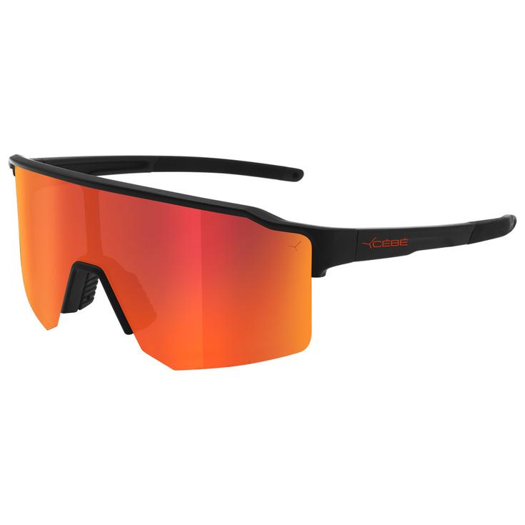 Cebe Lunettes de soleil Outflow Lite Matt Black Orange Mirror Présentation