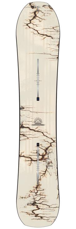 Burton Planche Snowboard Cartographer Fractal Burning Dos