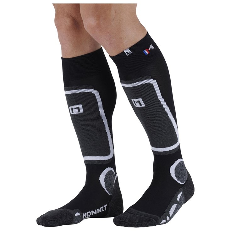 Monnet Chaussettes Backside Plus Grey Présentation