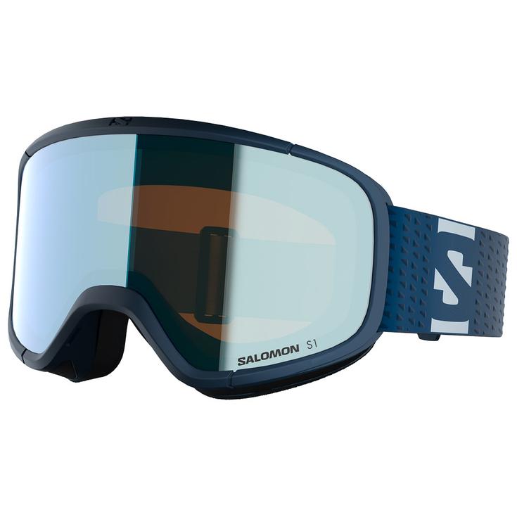 Salomon Masque de Ski Aksium 2.0 Dress Blue Multilayer Light Blue Présentation