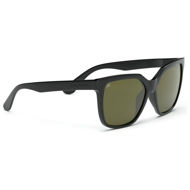 Serengeti Lunettes de soleil Wakota Shiny Black Saturn Polarized 555nm Présentation