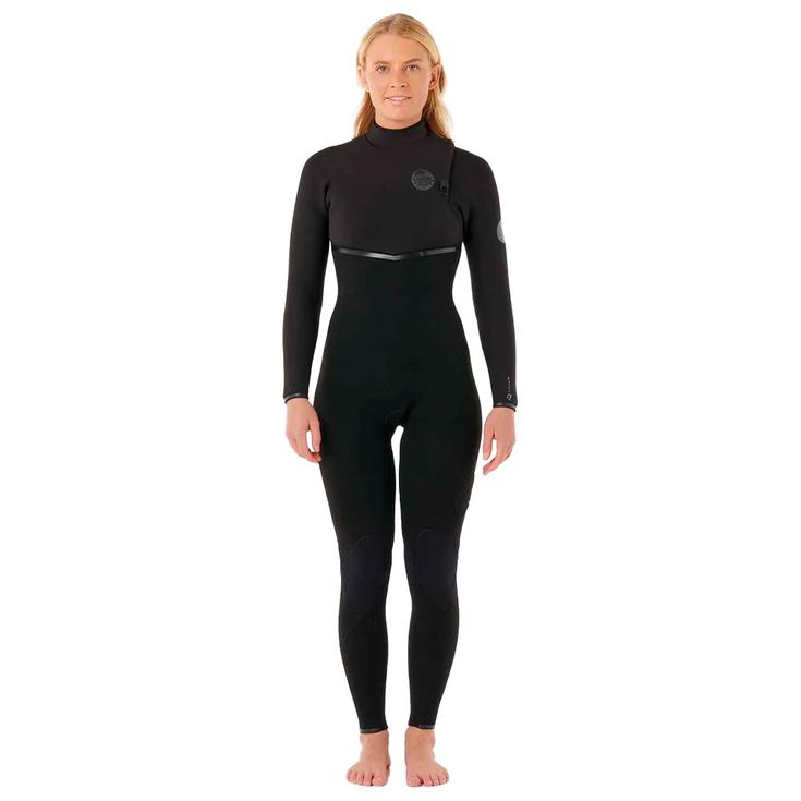 Rip Curl Combinaison Intégrale Womens E-Bomb Zip Free 3/2 Black Présentation