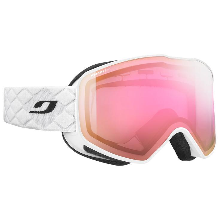 Julbo Masque de Ski Cyclon Blanc Reactiv 1-3 High Contrast Présentation