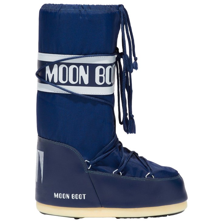 Moon Boot Chaussures après-ski Icon Nylon Jr Blue Présentation