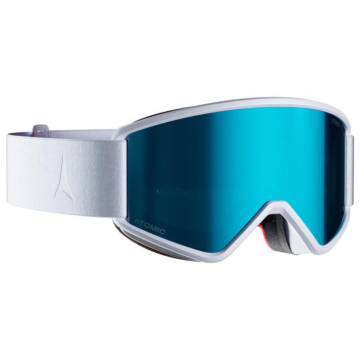 Atomic Masque de Ski Savor M Stereo White Blue Présentation