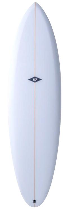 Nsp Planche Surf Gemini Twin Pu White Présentation