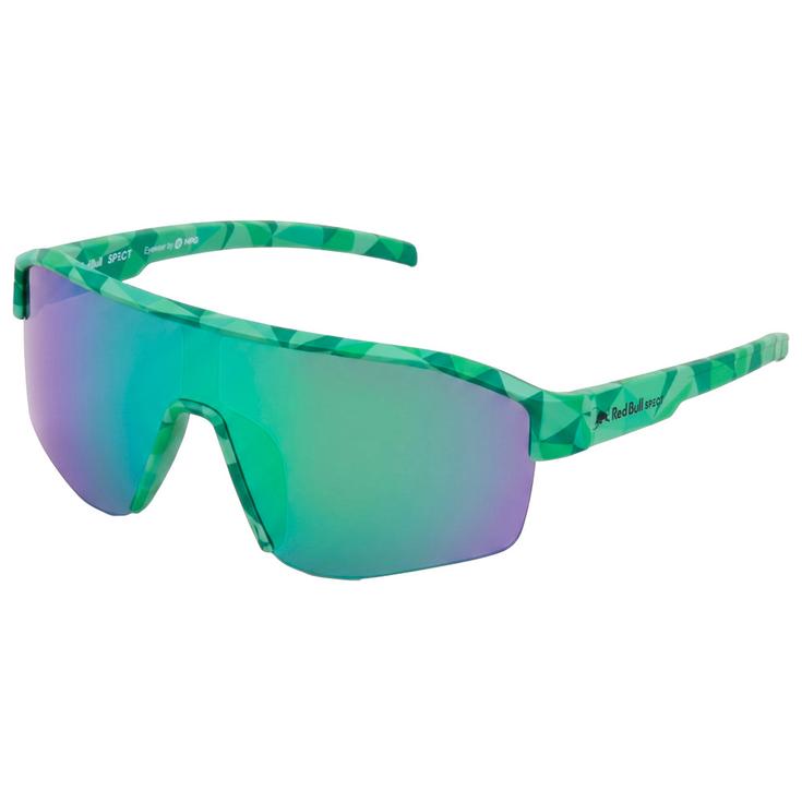 Red Bull Spect Lunettes de soleil Dundee Matt Turquoise Pattern Smoke Green Purple Mirror Présentation