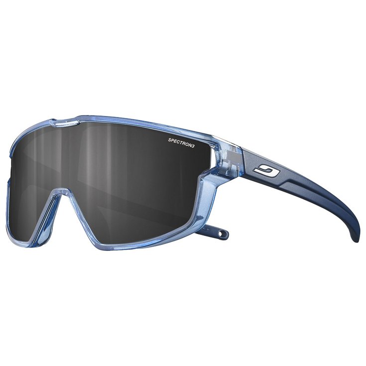 Julbo Lunettes de soleil Fury Mini Translucide Brillant Bleu Mat Spectron 3 Présentation