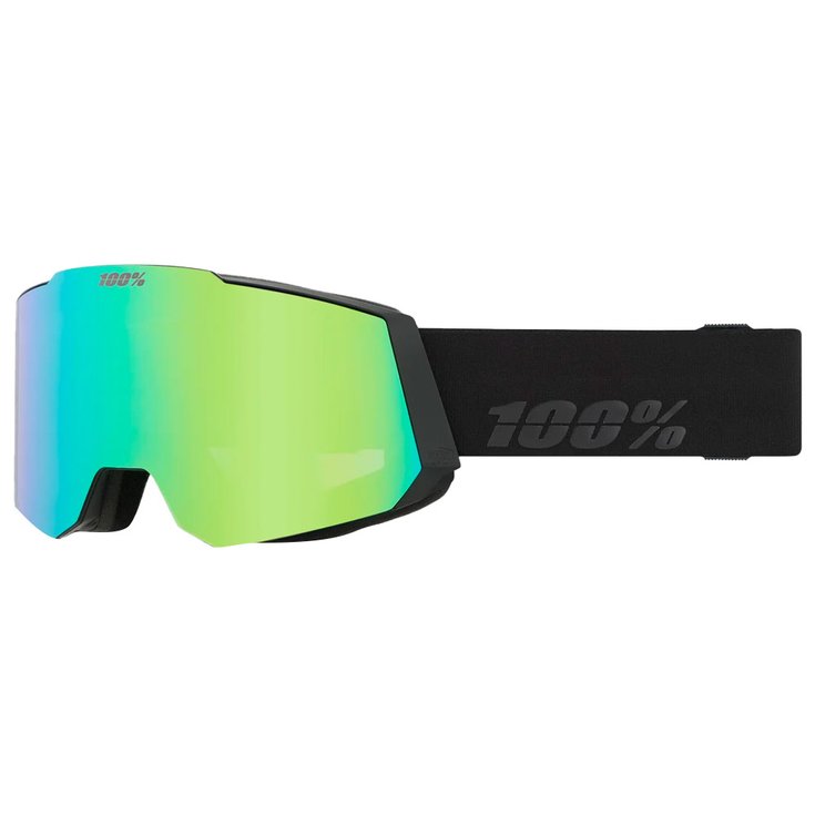 100% Masque de Ski Snowcraft Essential Black Hiper Grey Blue Green Ml Mirror + Hiper Pink Turquoise Ml Mirror Présentation