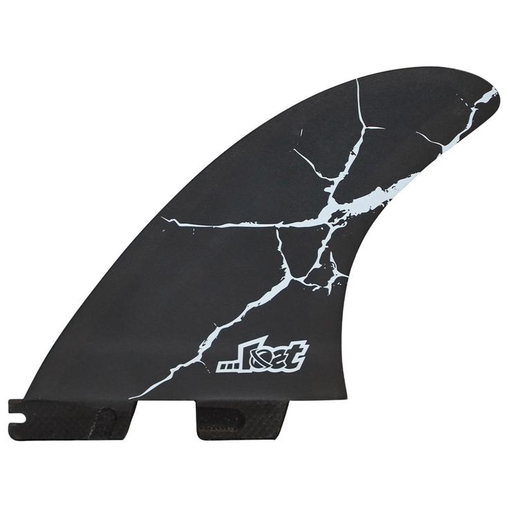 Fcs Ailerons Surf II Mayhem Pc Carbon Quad Rear Driver Fins White Présentation