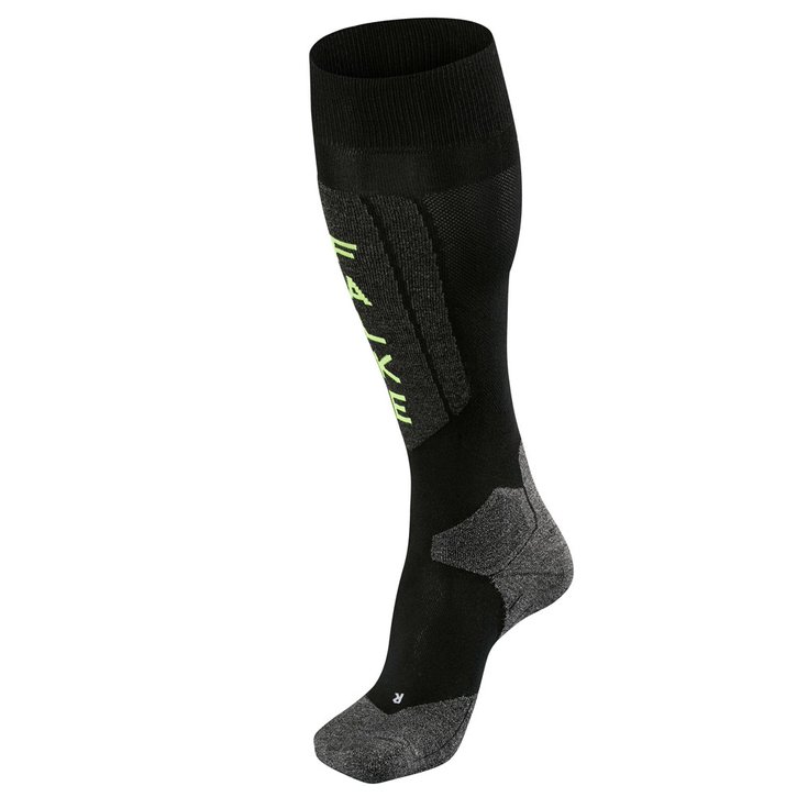 Falke Chaussettes Sk5 Black Lightning Profil