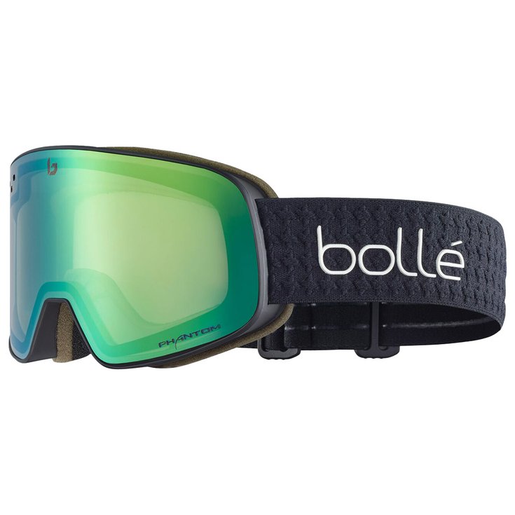 Bollé Masque de Ski Nevada Black Corp Matte Phantom Green Emerald Présentation