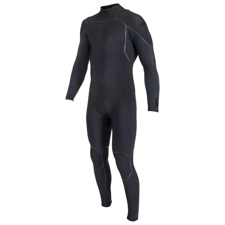 O'Neill Combinaison Intégrale Hyperfreak Fire 5/4+ Back Zip Black Présentation