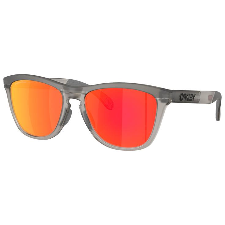 Oakley Lunettes de soleil Frogskins Range XL Matte Grey Smoke Prizm Ruby Présentation