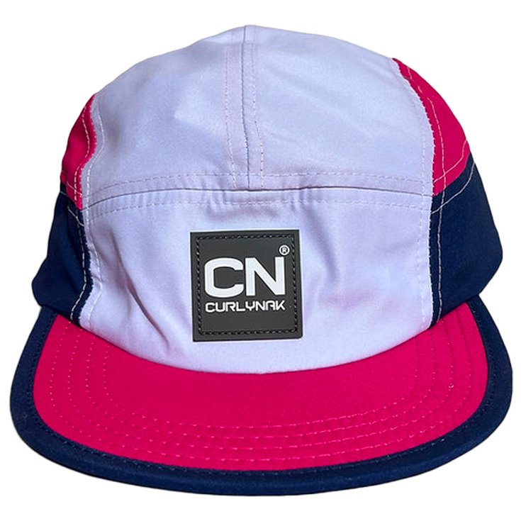 Curlynak Casquettes 5 Pans Pink White Présentation