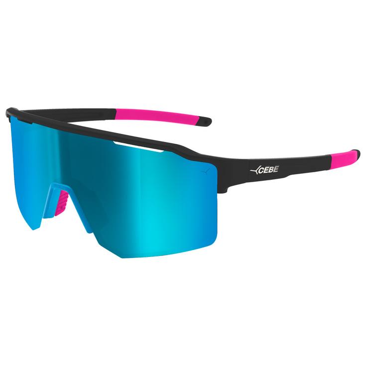Cebe Lunettes de soleil Outflow 2 S Lite Matt Trans Blue Black Pink Grey Blue Revo Présentation