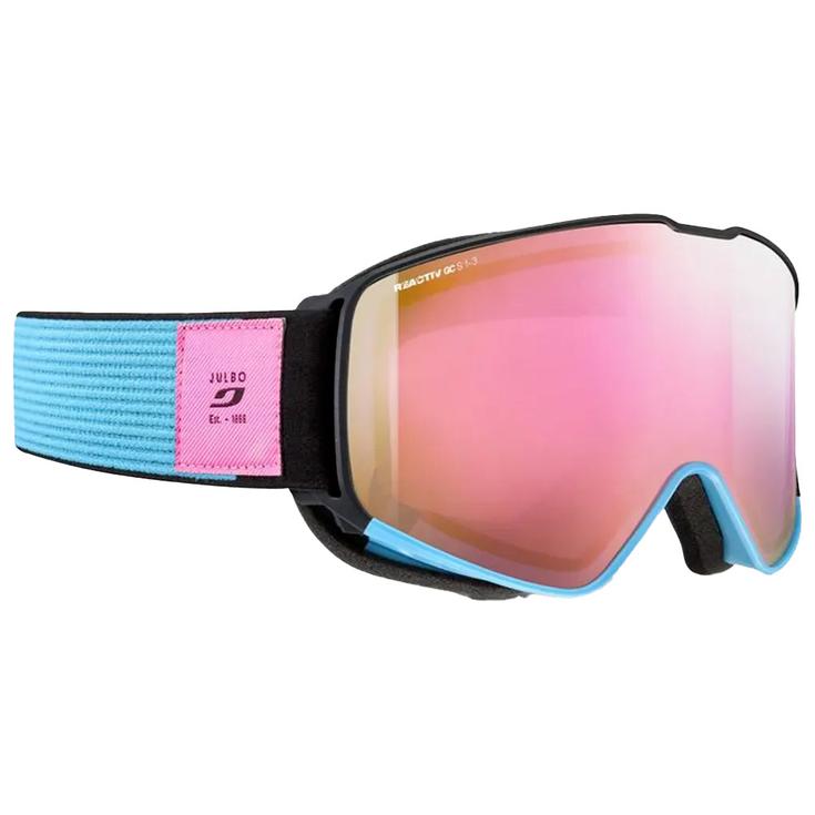Julbo Masque de Ski Cyrius Gris Foncé Bleu Reactiv 1-3 Glare Control Présentation