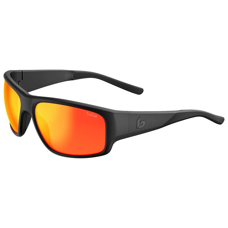 Bollé Lunettes de soleil Sfinx Full Black Matte Sunrise Présentation