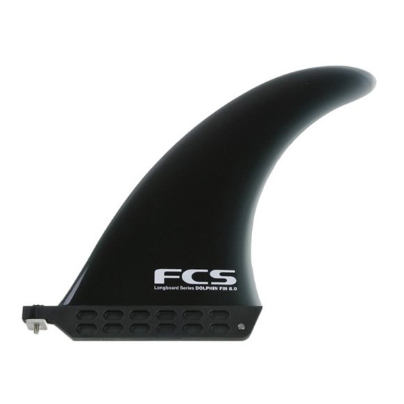 Fcs Ailerons Longboard Dolphin Glass Flex 6" - Black Présentation