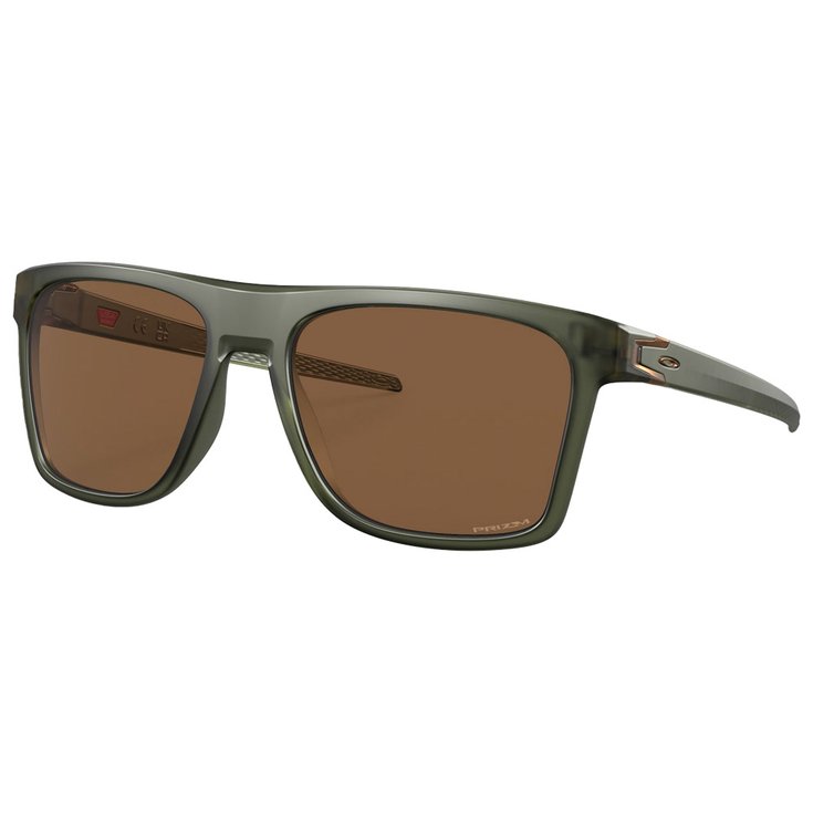 Oakley Lunettes de soleil Leffingwell Matte Olive Ink Prizm Bronze Présentation