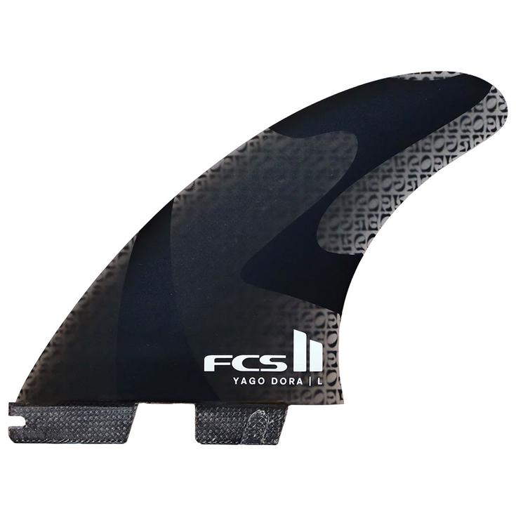 Fcs Ailerons Surf II Yago Dora Pg Tri Fins Smoke Présentation