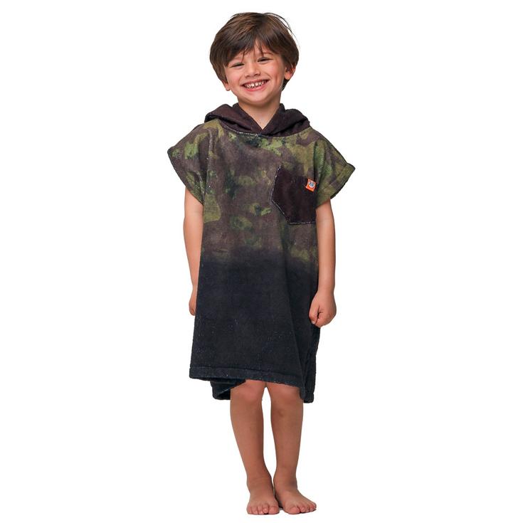 After Essentials Poncho Surf Beach Poncho Baby Military Green Présentation