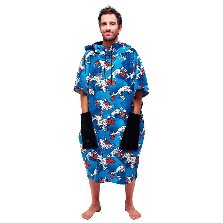 All-In Poncho Surf V-Poncho Men Beach Crew Nippon Waves Présentation