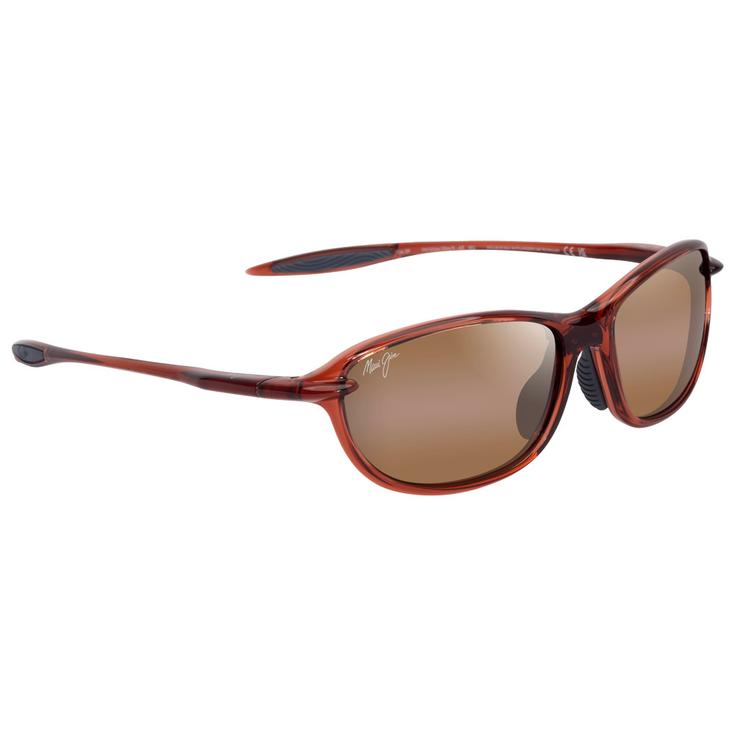 Maui Jim Lunettes de soleil Hookipa Ultra R Asian Fit Shiny Trans Brown Hcl Bronze MauiUltra Présentation
