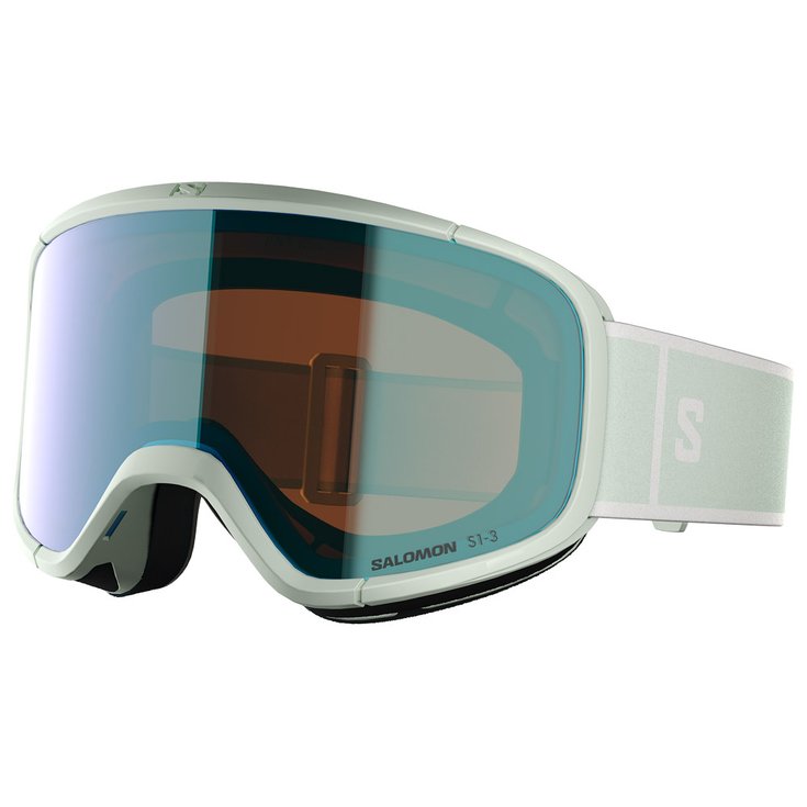 Salomon Masque de Ski Aksium 2.0 White Moss Photo Multilayer Blue Présentation