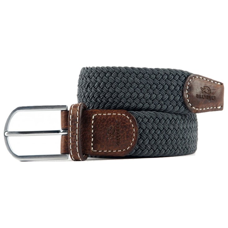 BillyBelt Ceinture Tressée Gris Flanelle Présentation