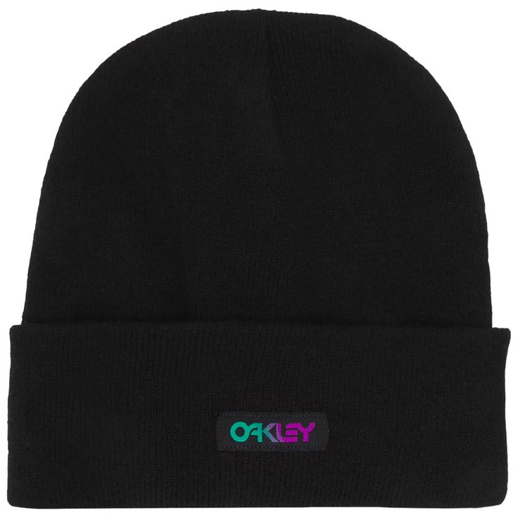 Oakley Bonnet B1B Gradient Patch Beanie Blackout Présentation