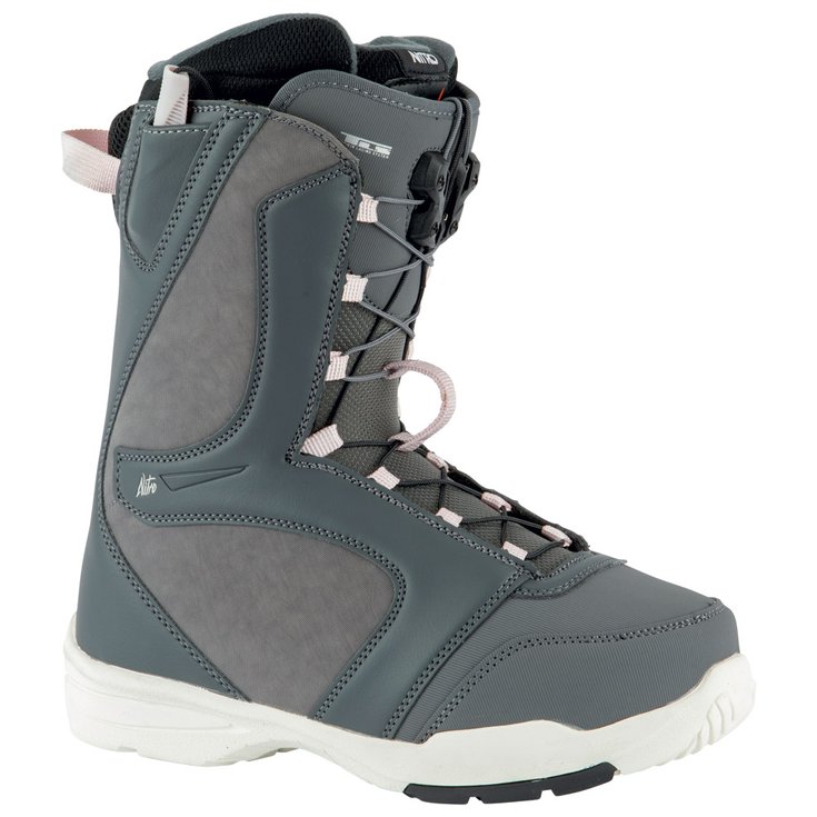 Nitro Boots Flora Tls Charcoal White Rose Présentation