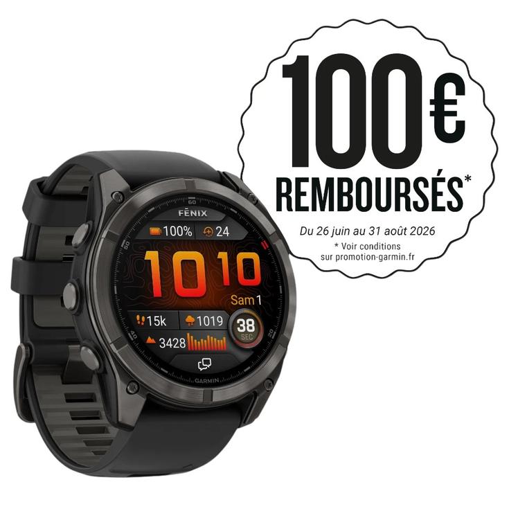 Garmin Montres GPS Fenix 8 Pro Amoled Titanium Présentation