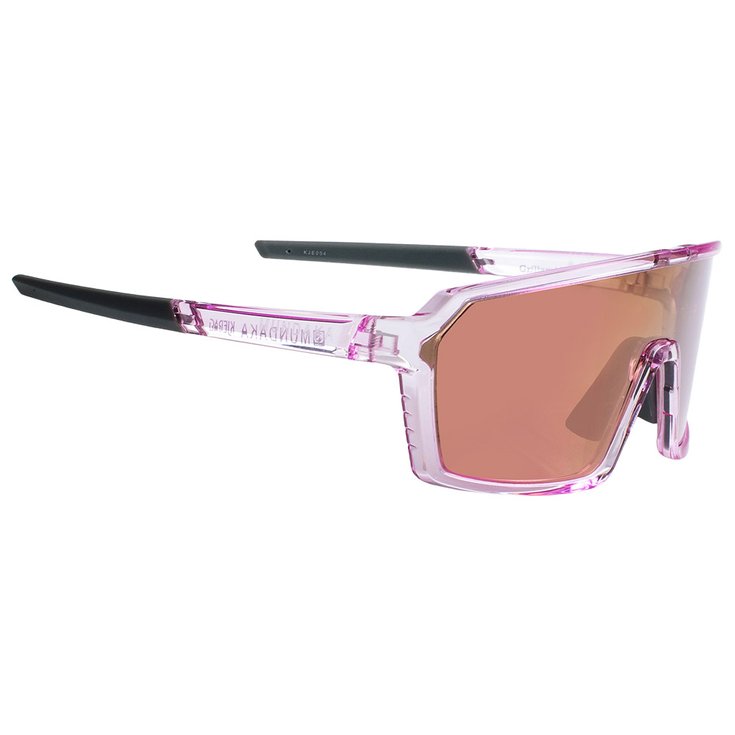 Mundaka Optic Lunettes de soleil Kjerag Pink Translucide Brown Cx Pink Revo Présentation