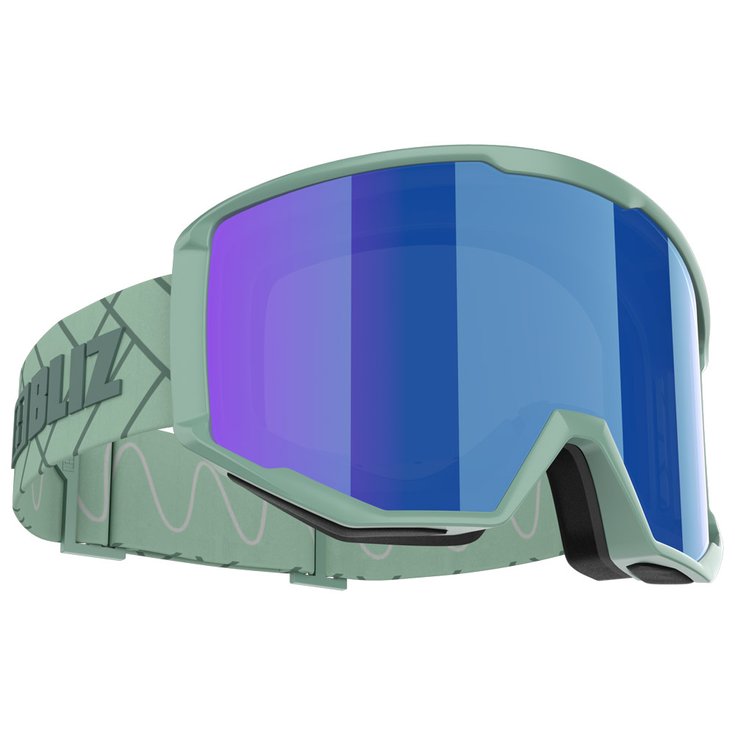 Bliz Masque de Ski Spark Matte Green Brown Blue Multi Présentation