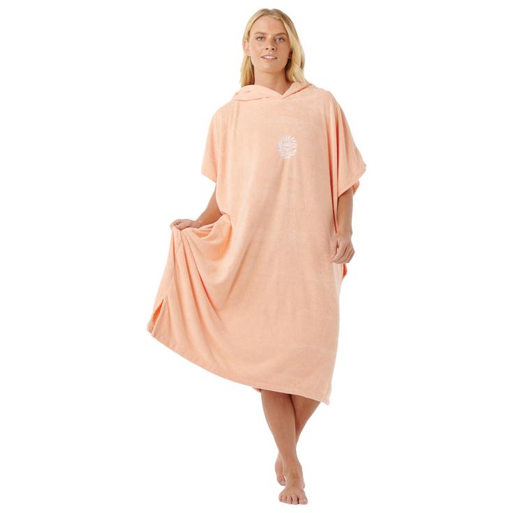 Rip Curl Poncho Surf Classic Surf Hooded Towel Bright Peach Présentation