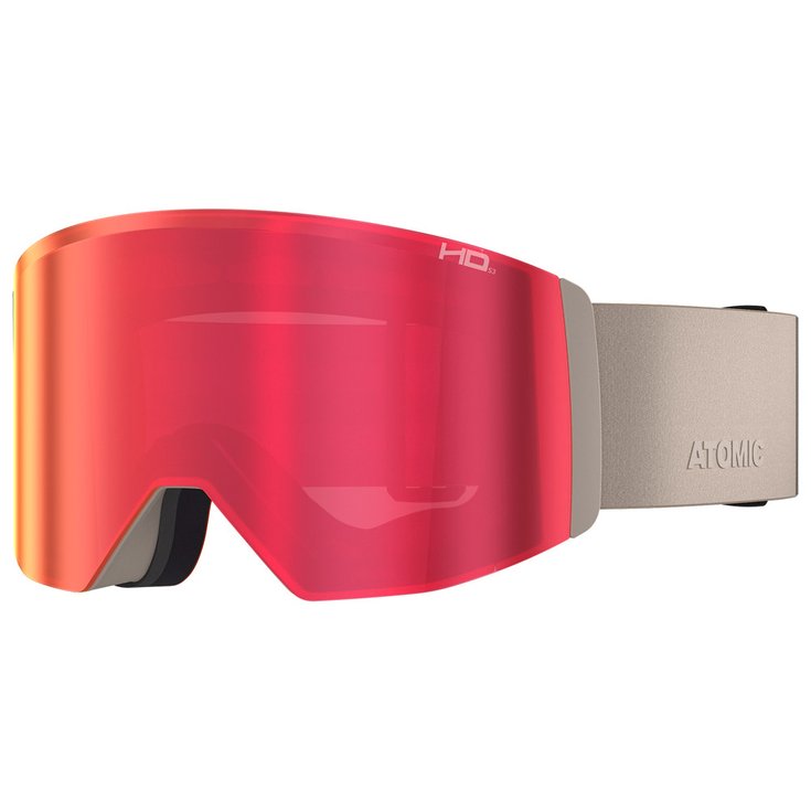 Atomic Masque de Ski Four Q L Hd Sand Red Hd + Yellow Blue Hd Présentation
