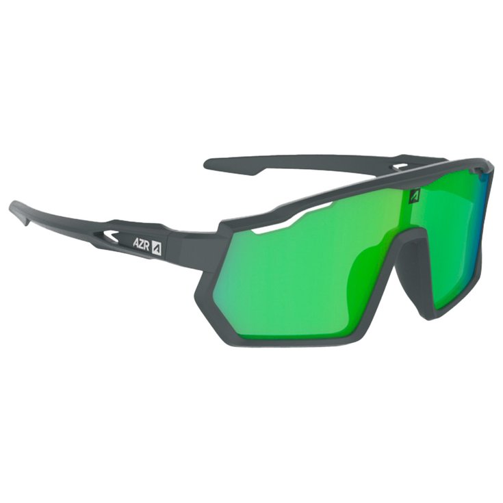 AZR Lunettes de soleil Pro Race Jr Rx Carbone Mate Vert Multicouche Présentation