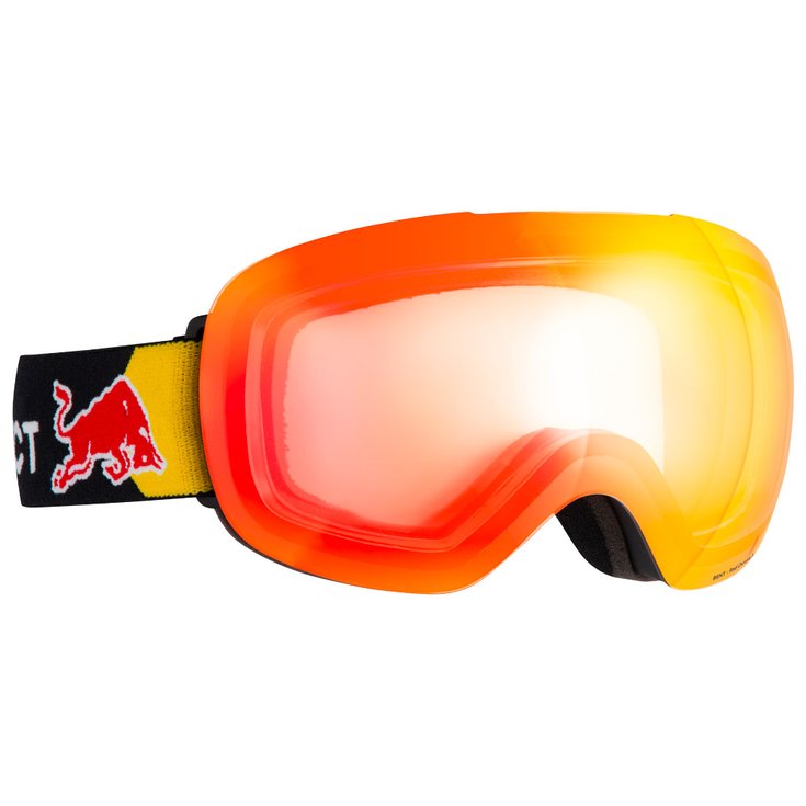 Red Bull Spect Masque de Ski Bent Matt Black Brown Red Chrome-x Présentation