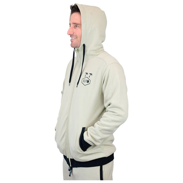 All-In Sweat Hoodie Plush Beige Présentation