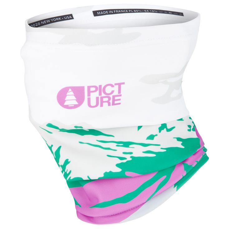 Picture Tour de cou Neckwarmer Cloudy Landscape White Présentation