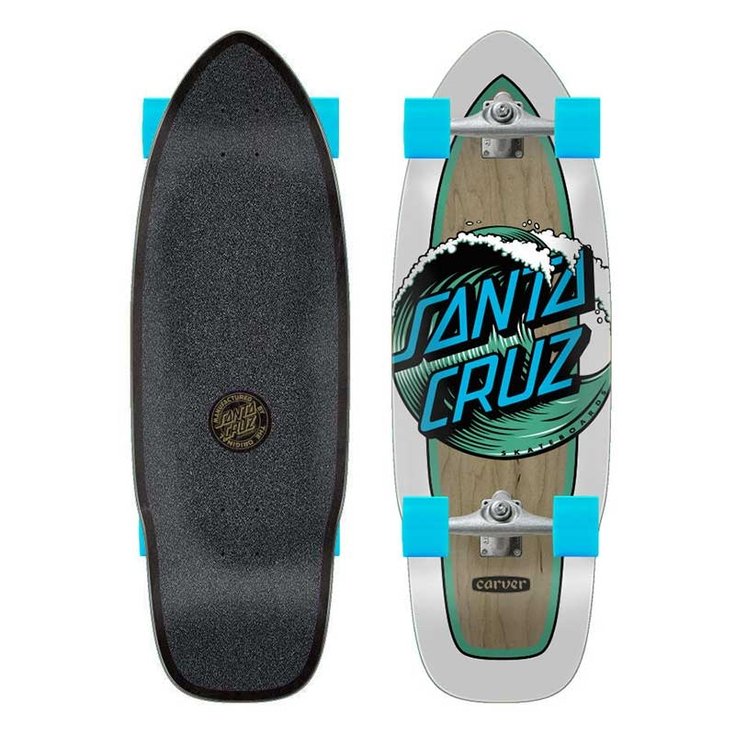 Santa Cruz Skate Surfskate Carver X Santa Cruz Wave dot Cut Back C5 - 29.95'' - Sans Côté