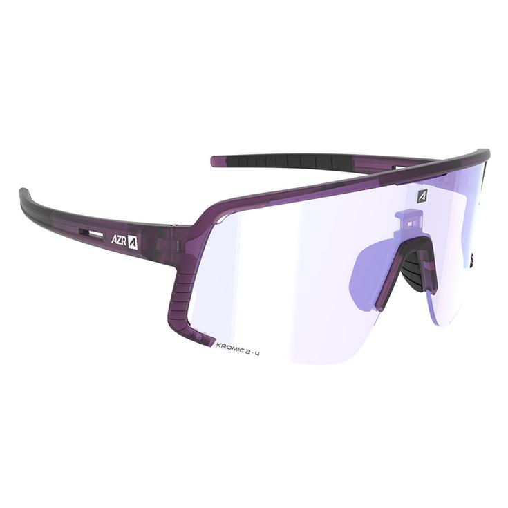 AZR Lunettes de soleil Escape Rx Violette Mate Irisé Violet Présentation