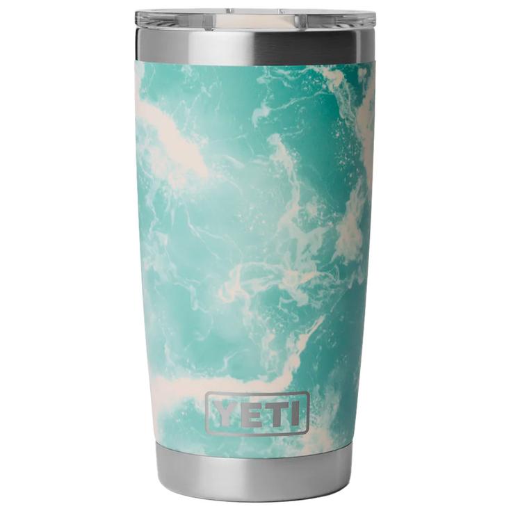 Yeti Mug Rambler 20 Oz (591 ml) Tumbler Seafoam Pattern Présentation