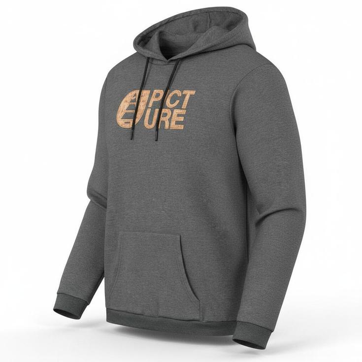 Picture Sweat Basement Cork Hoodie Dark Grey Melange Présentation