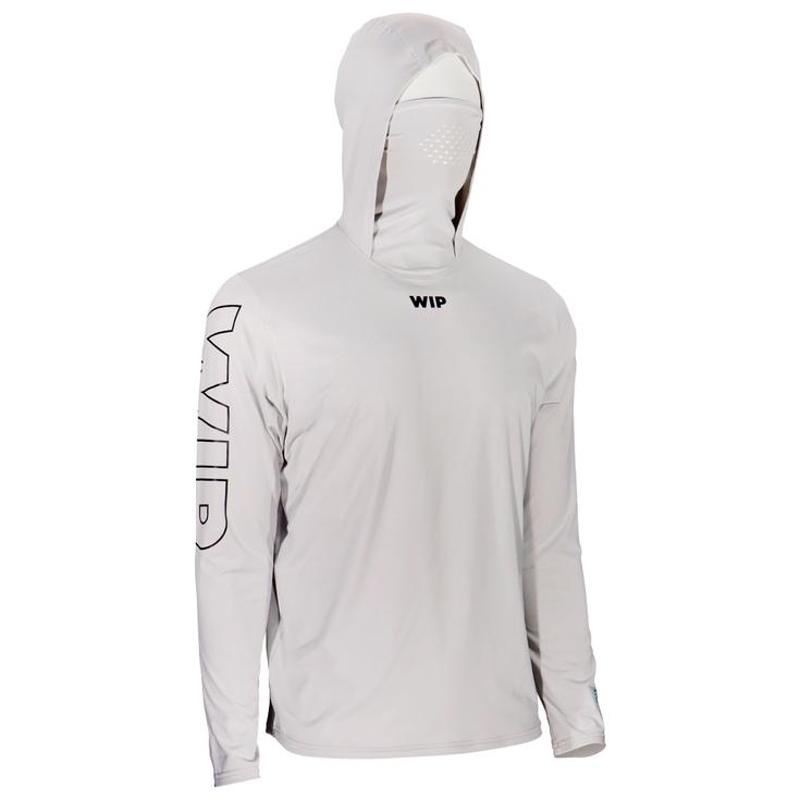 Forward Wip Top Manches Longues Hooded Uv Quickdry LS Light Grey Présentation