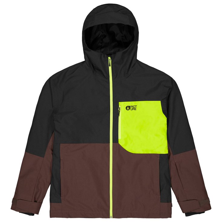 Picture Blouson Ski Nitric Chicory Coffe Lime Black Présentation