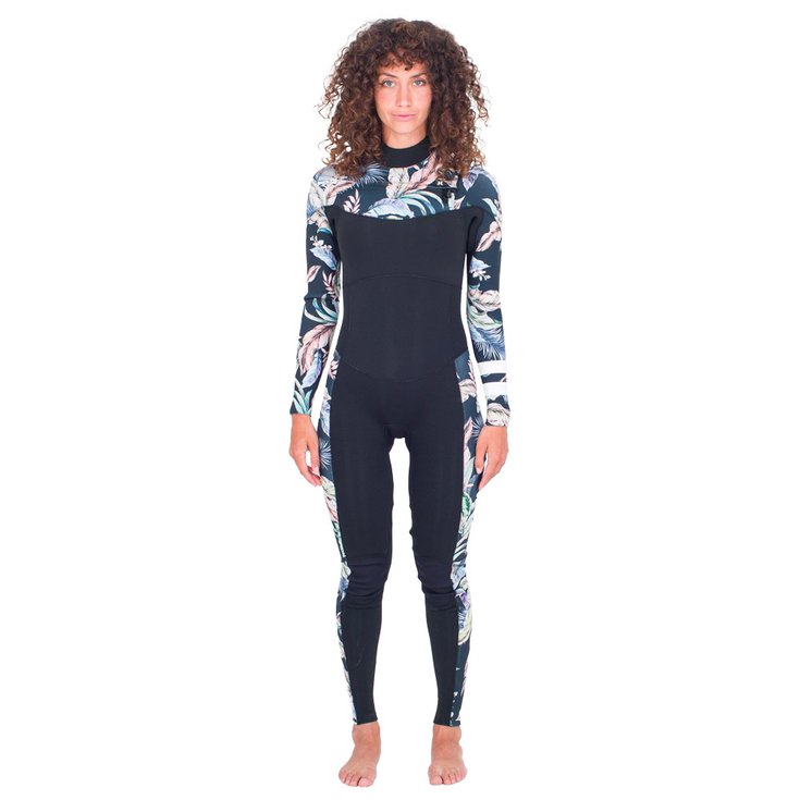 Hurley Combinaison Intégrale Advantage Plus Printed 3/2mm Front Zip Wispy Présentation