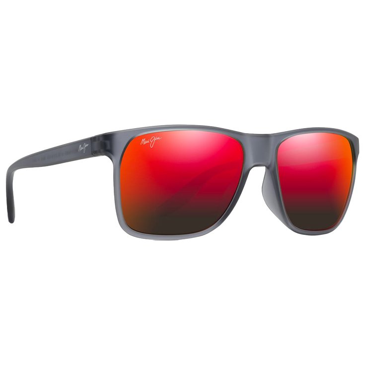 Maui Jim Lunettes de soleil Pailolo Gris Mat Translucide Hawaii Lava MauiPure Présentation